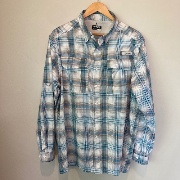 Habit Other - SOLD - Habit Long Sleeve Button Down Fishing Shirt